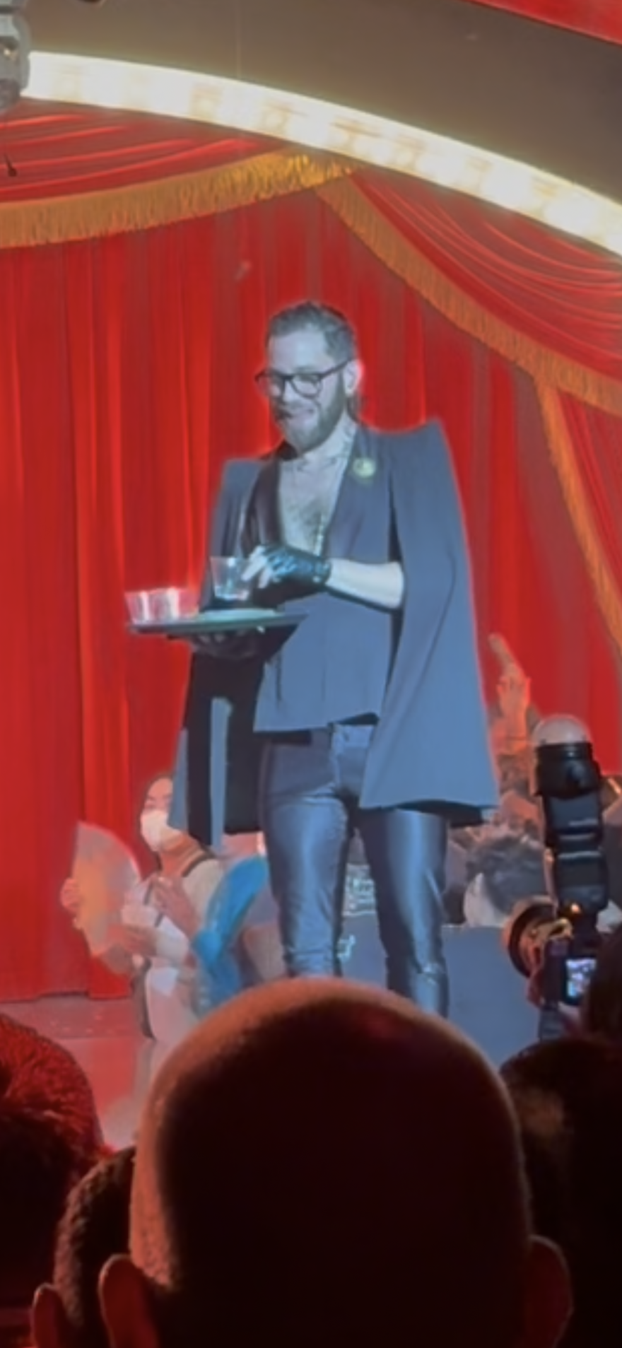 In a "Princess" tradition, Tito shares tequila shots with the crowd.