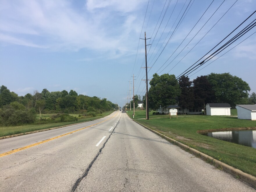 Myers Farm, owned by Terry Myers, is just east of the main Blossom Music Center entrance on Steels Corners Road. Myers says traffic in the area can be so bad, he doesn't even go out on concert nights.