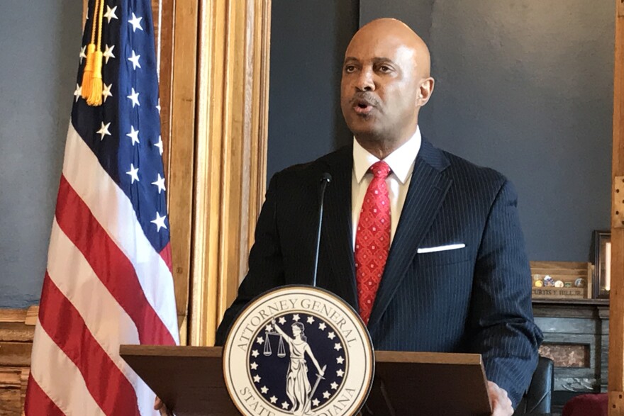 Attorney General Curtis Hill maintains his innocence after four women accused him of groping them and two others corroborated those accusations. (Brandon Smith/IPB News)