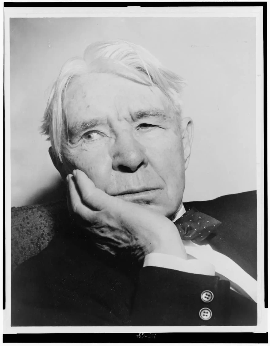 Carl Sandburg in 1955 (Library of Congress)/Al Ravenna