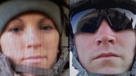 Married Army veterans Loghan and Joe Young.