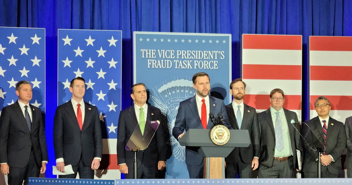 Vance announces SNAP fraud, says Republicans shouldn't worry about attack ads