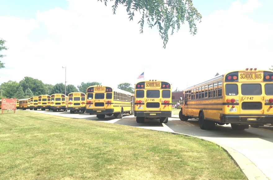 Peoria Public Schools transportation director Josh Collins says they would like to have between 70 and 80 bus drivers for the next school year as District 150 returns to a two-bell daily schedule. Collins says they currently have around 55 drivers.