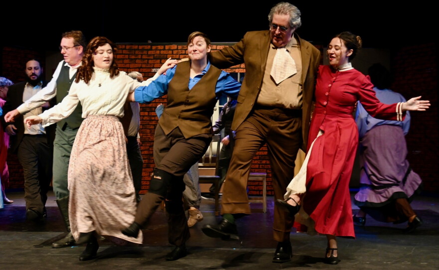 Gainesville Community Playhouse performers in "Finding Neverland."
