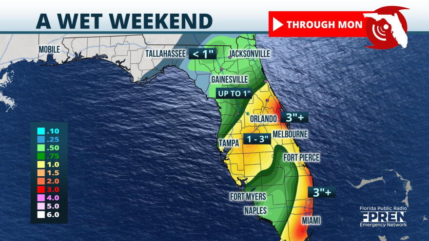 Heavy Rainfall This Weekend