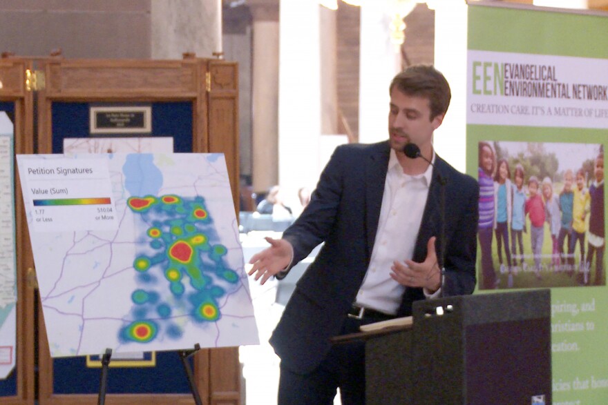 Rev. Kyle Meyaard-Schaap says evangelical christians from all around the state signed the petition.