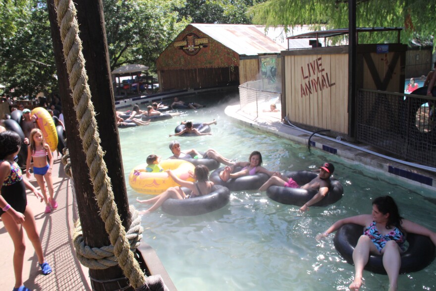 Dreamy jungle ride at Schlitterbahn New Braunfels