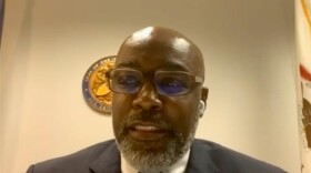 Illinois Attorney General Kwame Raoul, pictured in a virtual news conference earlier this year, is one of 48 attorneys general and top lawyers from U.S. territories joining in a lawsuit against the social network Facebook. 