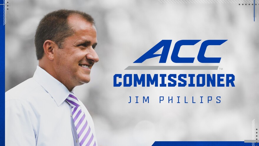 Jim Phillips will assume the role of ACC Commissioner in February 2021. He replaces John Swofford, a North Carolina native who has held the job since 1997.