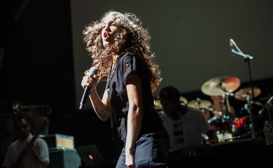 Martinez and Joglar's sister Ileana, a.k.a. PG-13, sang and was a dynamic presence on stage.