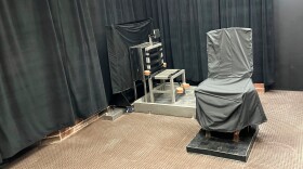 FILE - This photo provided by the South Carolina Department of Corrections shows the state's death chamber in Columbia, S.C., including the electric chair, right, and a firing squad chair, left. (South Carolina Department of Corrections via AP, File)