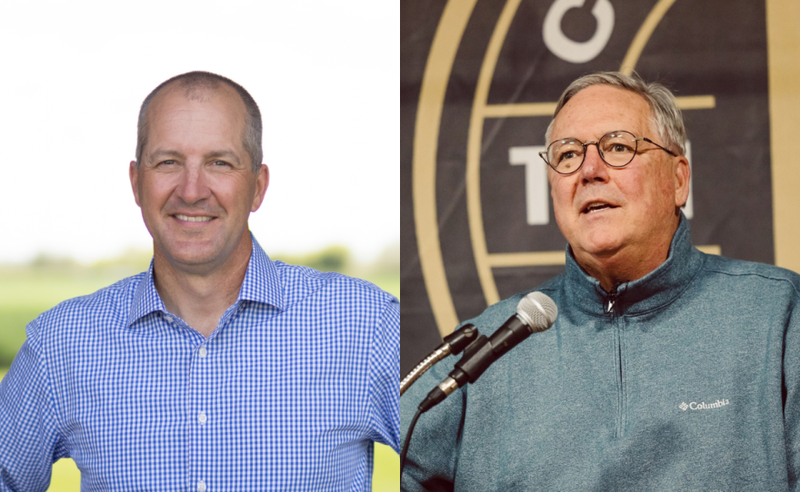Incumbent Republican Sec. of Agriculture Mike Naig is running against Democrat Chis Jones in the 2026 midterm elections.