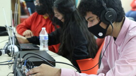 Students in Rodney Gipson's class.
