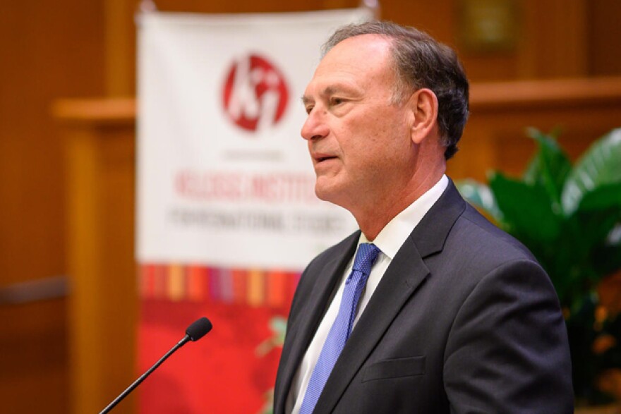 U.S. Supreme Court Justice Samuel Alito gave a lecture titled 'The Emergency Docket' at the University of Notre Dame on Thursday, Sept. 30.