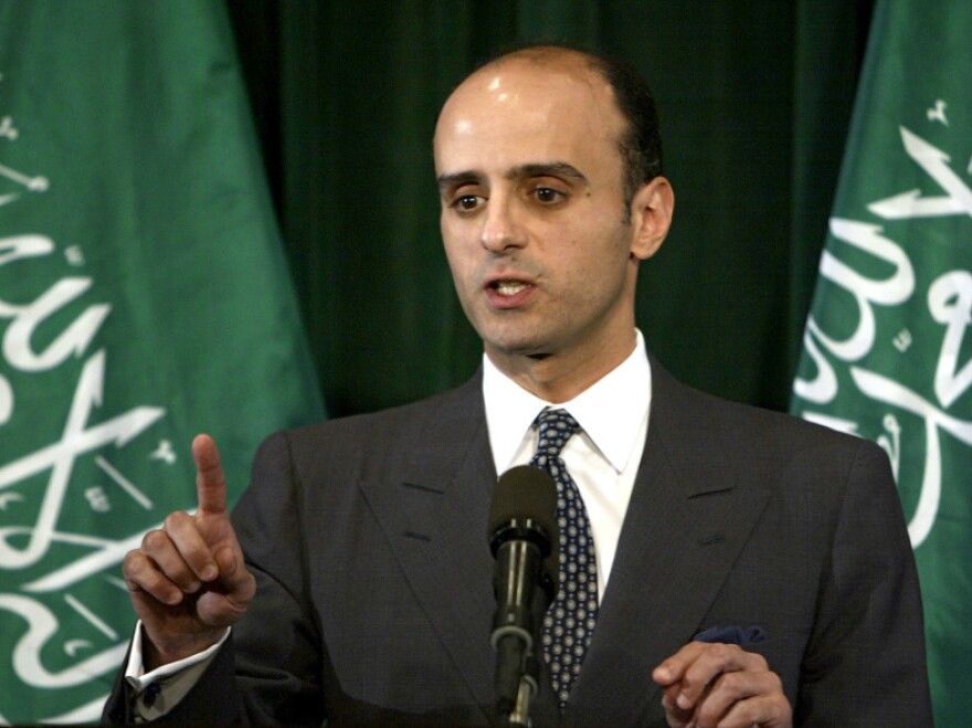 <p>Adel al-Jubeir, shown in this 2004 photo, is Saudi Arabia's ambassador to the U.S. and was the target of an Iranian assassination plot, according to the U.S. government.</p>