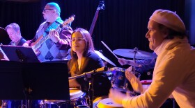 Bony Benavides has been drumming since she was in middle school at an all girl's school in Colombia.