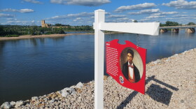 A new Dred Scott historical marker, from QC PastPort and Visit Quad Cities, is on the Rock Island shore across from Arsenal Island, where the slave lived in the 1830s when it was Fort Armstrong.