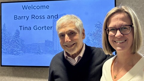 Barry Ross and Tina Gorter