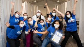 Members of the Greater Milwaukee National Association of Hispanic Nurses celebrating their official proclamation from the city.