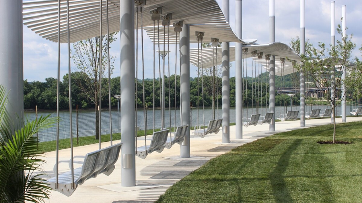 Smale Riverfront Park Swings