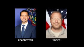 From left, state Rep. Robert Leadbeter and Matt Yoder, the Republican candidates in the 109th House District race in the primary Tueday