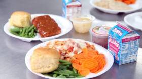 This is a sample of the free lunches that Exquisite Catering by Robert provided to children in Miami-Dade and Broward last summer as part of the federal government's summer food service program.
