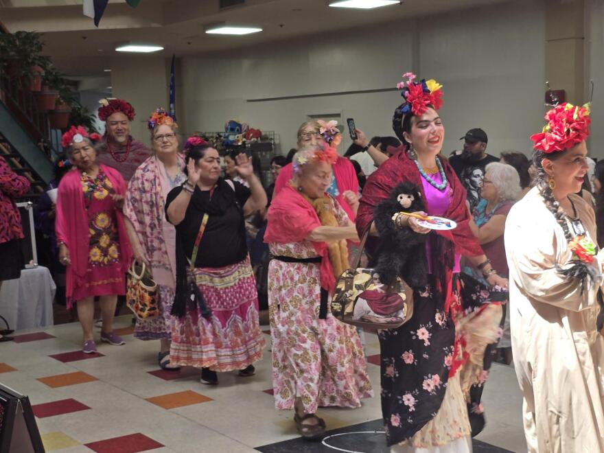 A parade of Fridas—A look-alike contest was part of the fun at Frida Fest on Aug. 15, 2026.