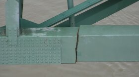 Authorities are still trying to determine if they can safely get on the bridge to repair it. 