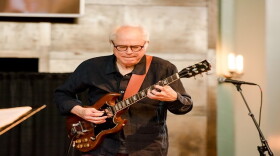 Guitarist Bill Frisell and his band perform Saturday, June 22, at Temple Building Theater. Frisell kept it deceptively simple, using just one electric guitar the entire night. 