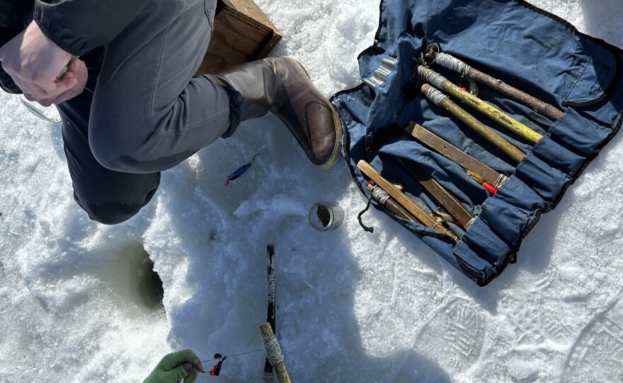 Manaqing sticks and supplies.