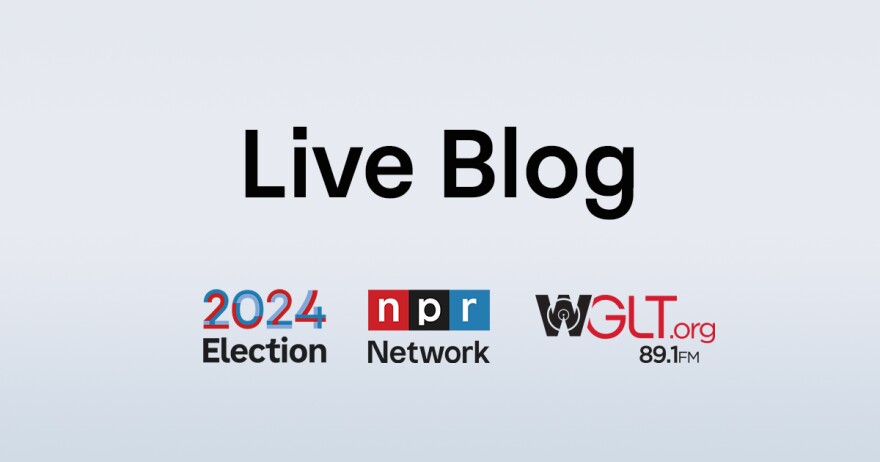 WGLT and NPR Live Blog logo