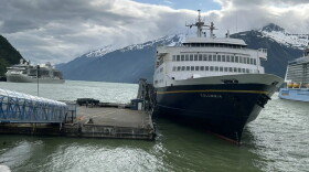 The Alaska Marine Highway System Skagway dock in June 2025.