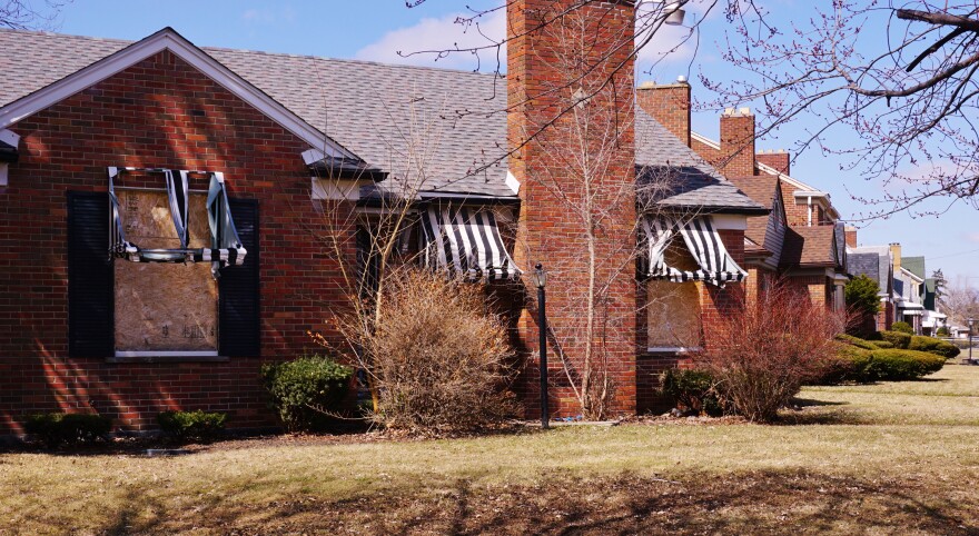 County officials are foreclosing on tens of thousands of homes in Detroit along streets like this, on the city's west side.