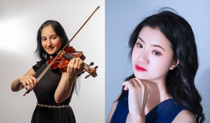 Ilvina Gabrielian and Iris Choi