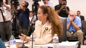 Former Oklahoma State Board of Education member Suzanne Reynolds speaks to Tulsa Public Schools officials at an August 2023 meeting.