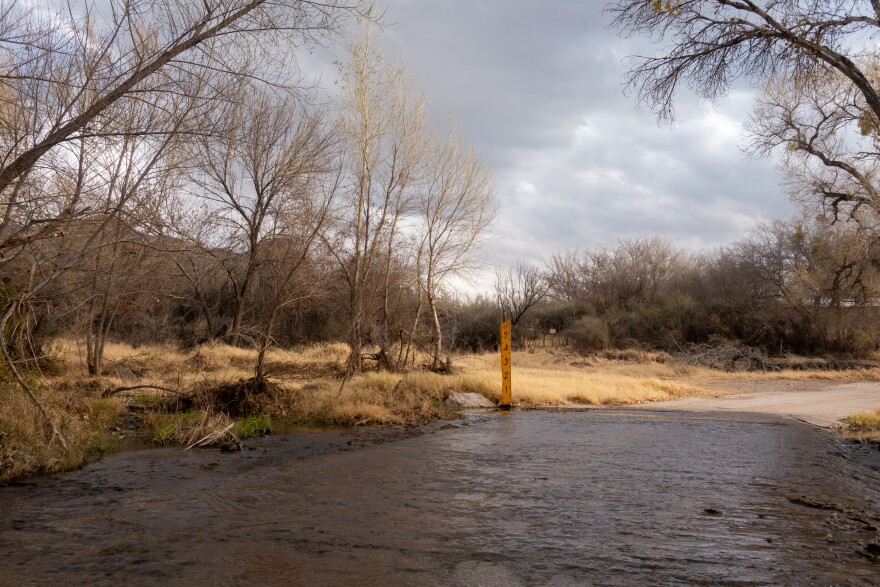 A view of Cibolo Creek in Shafter, Texas in Feb. 2023.