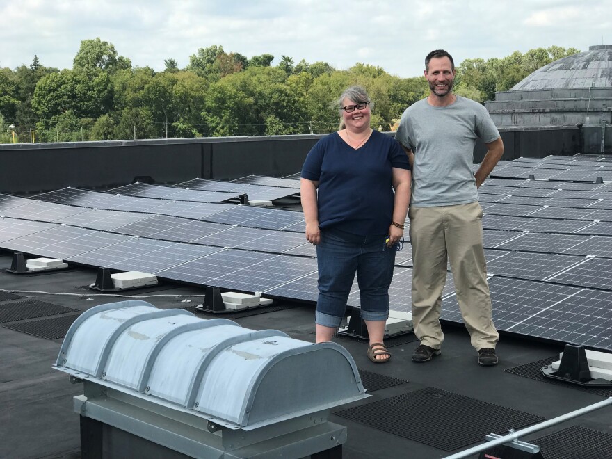 Rachel Hally and Jeff Groff.