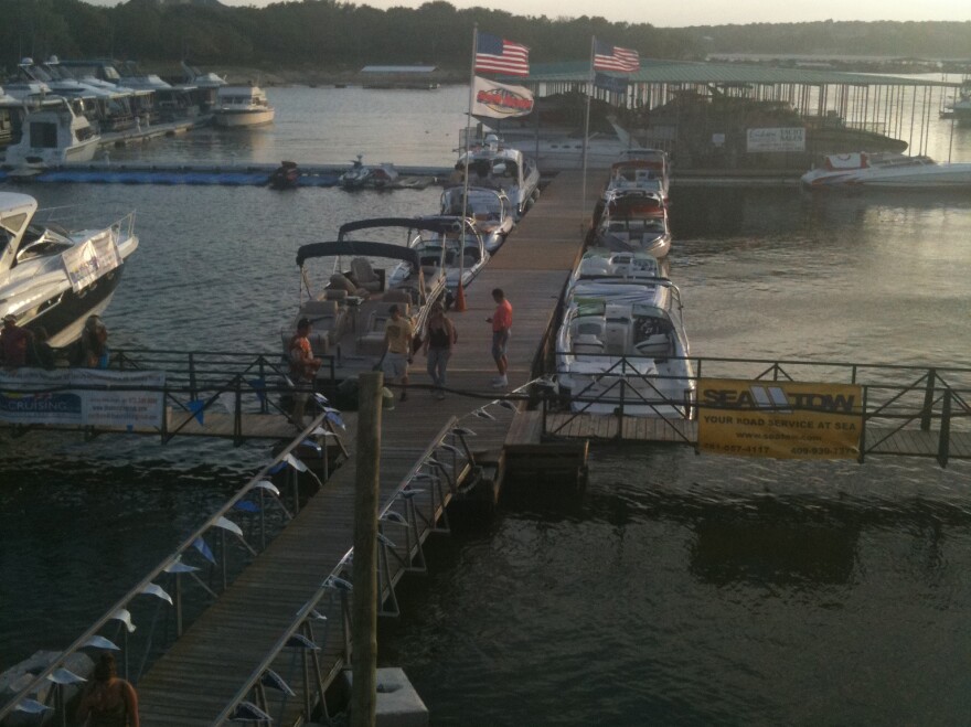 Carlos 'n Charlie's wharf in better days.