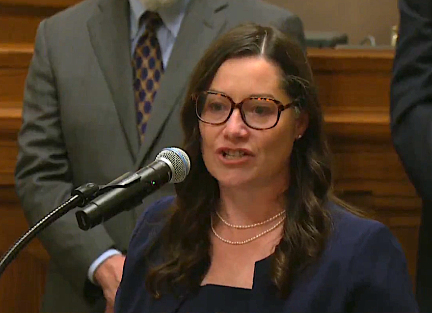 Colleen Melody, who grew up in Spokane, has been named Washington's newest state Supreme Court justice. She spoke today at a ceremony in Olympia announcing her appointment.