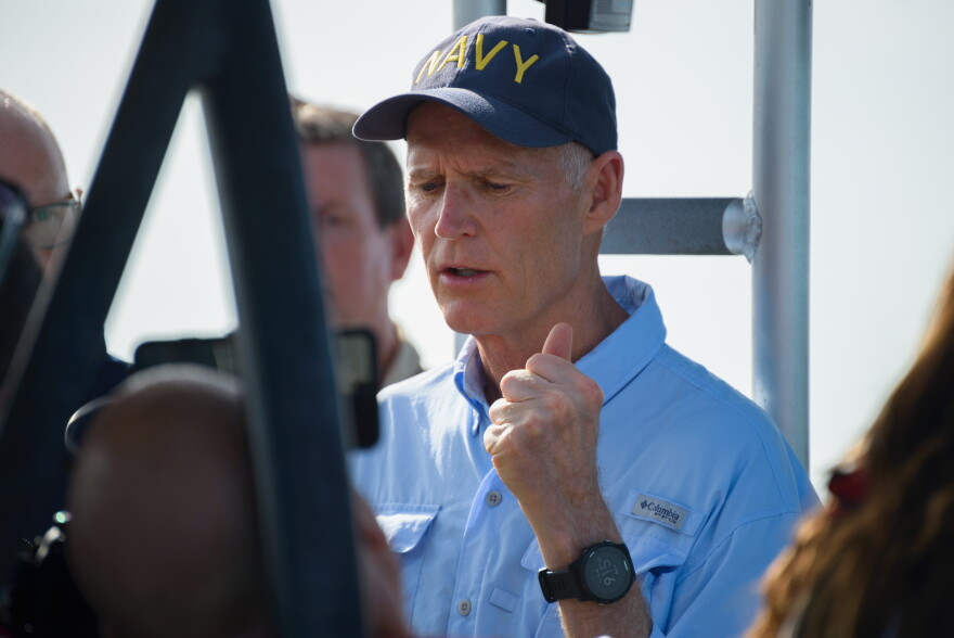 Governor Rick Scott during his tour