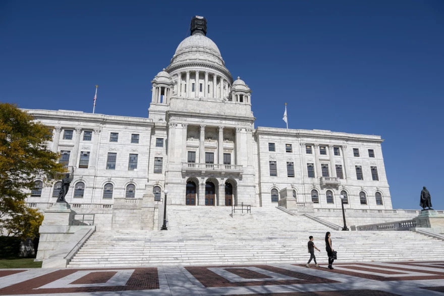 The Rhode Island State House in Providence, R.I.