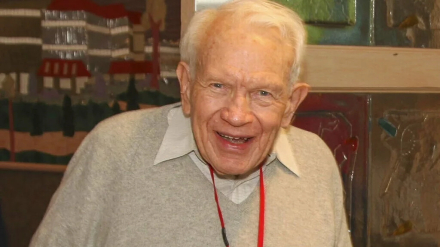 This photo provided by Just Born shows Ira "Bob" Born. Born, a candy company executive known as the "Father of Peeps" for mechanizing the process to make the marshmallow chicks, died Sunday. He was 98.