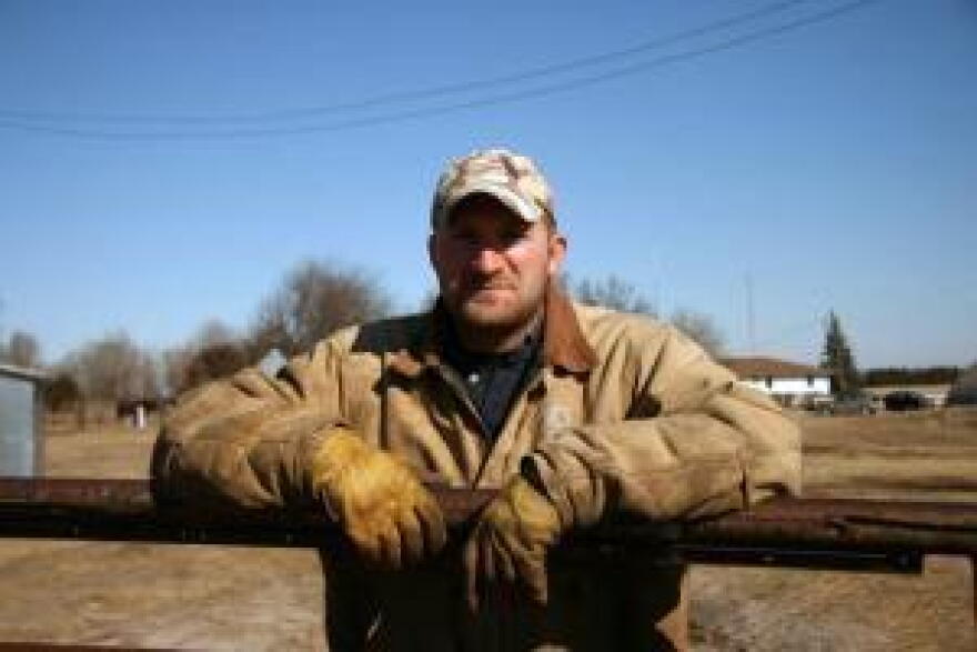 Garrett Dwyer, a Marine veteran who turned to ranching in Nebraska after working with the Combat Boots to Cowboy Boots program.