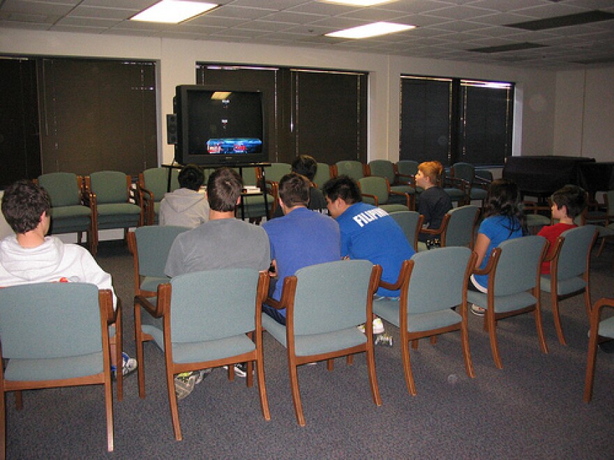 Teens at the Troy public library