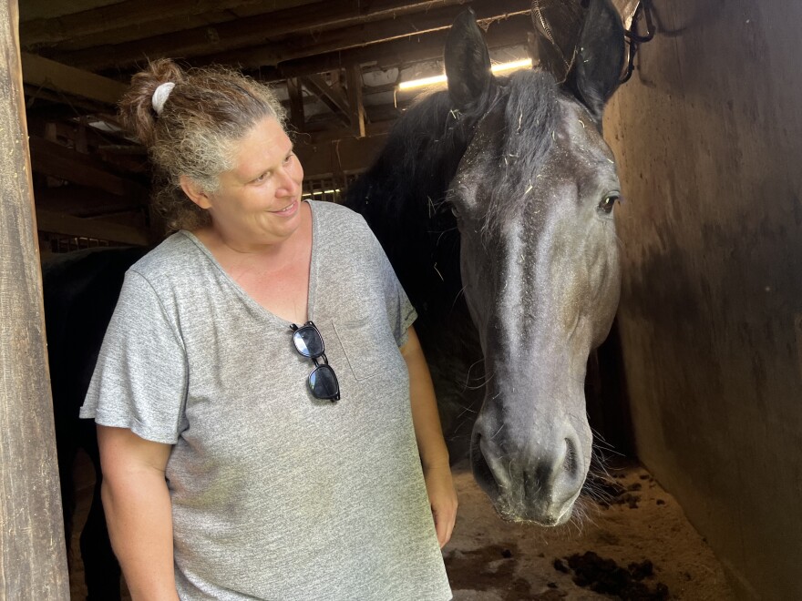 Heidi Coghill owns Brigadoon Farm in Oviedo. She's concerned about the 40% property tax increase she's had since 2021.