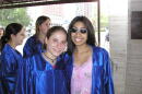 Lila Nordstrom (left) and fellow Stuyvesant High School graduates, 2002 (Courtesy of Lila Nordstrom)