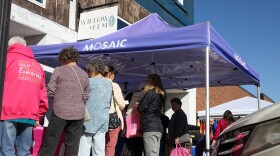 Attendees were able to sign up for mammograms on-site.