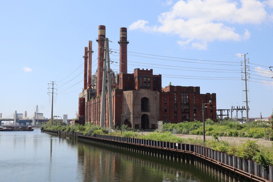 The plant, which can be seen from I-95, was deactivated in 1992.