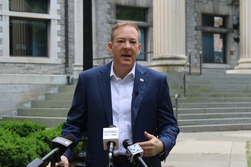 EPA Administrator Lee Zeldin visited Binghamton to push for approval of the Constitution natural gas pipeline. June 8, 2026