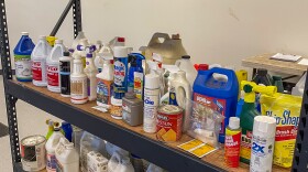 The Household Hazardous Waste “Reuse” station was filled with various supplies Nov. 07, 2024. (Courtesy Kelli Toth)